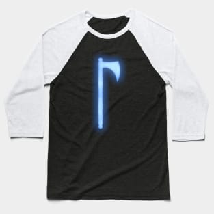Spiritual Weapon (Blue Battleaxe) Baseball T-Shirt